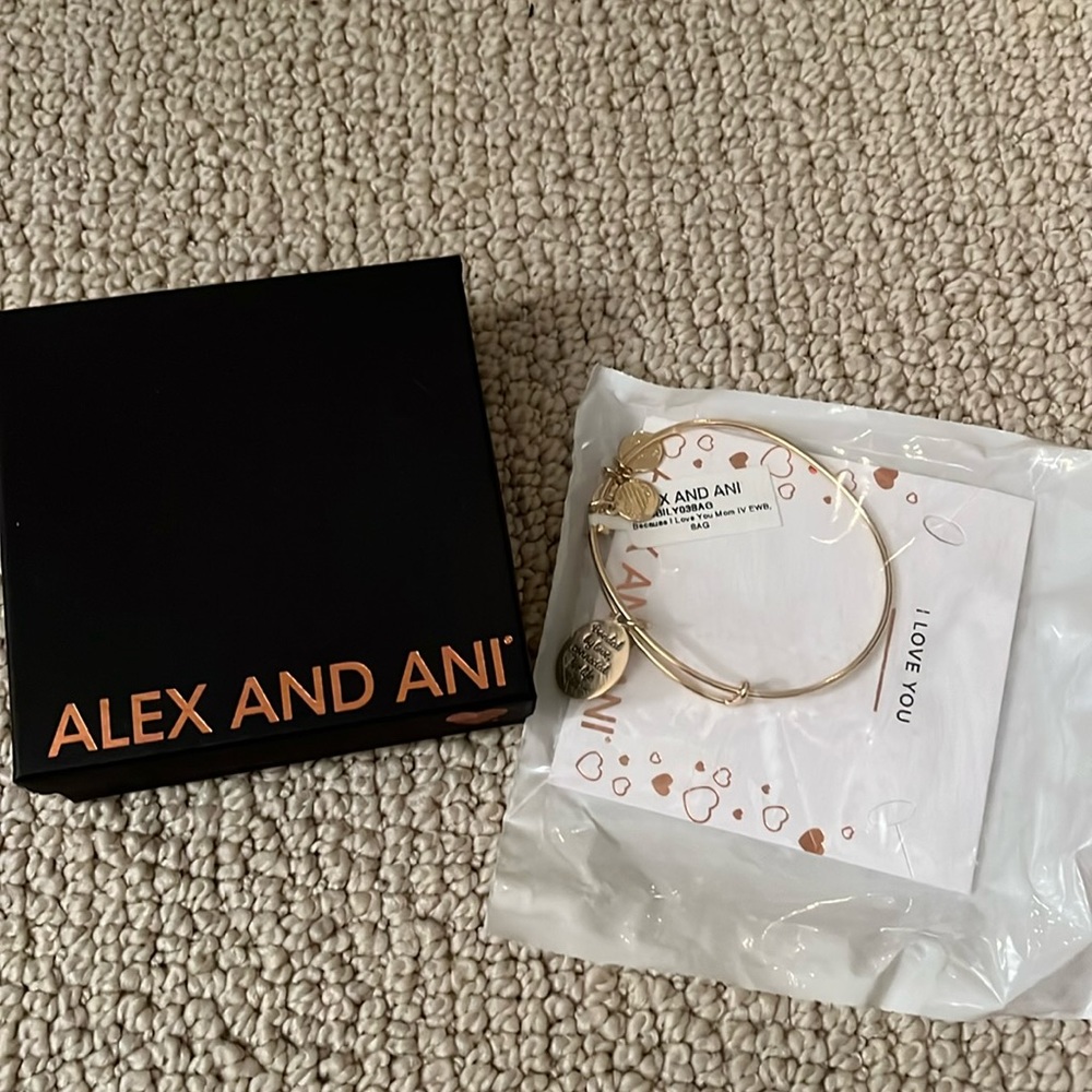 Alex and Ani Mom Because I Love You Bracelet
